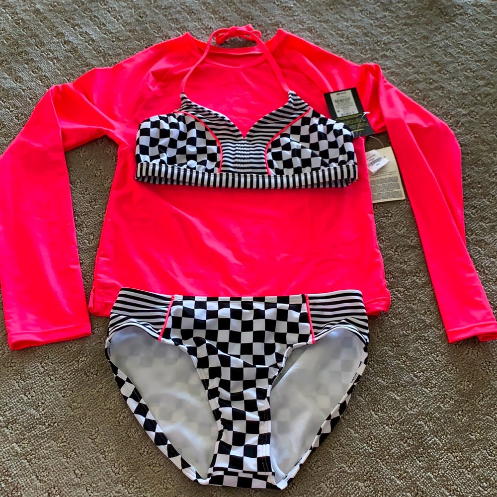 Art class bikini and bonus rash guard by Gap